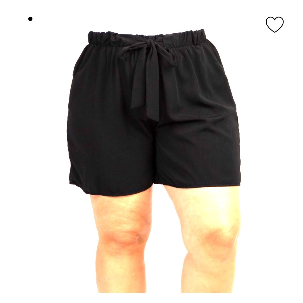 PinkBlush Front Tie Shorts 1X